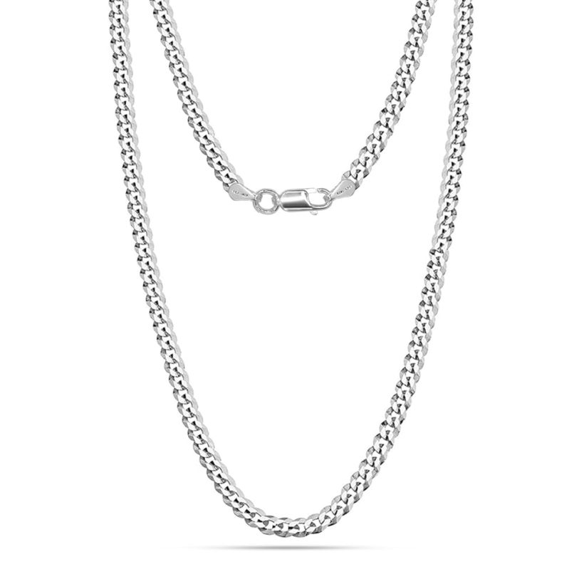 925 Sterling Silver 22 Cuban Link Chain Necklace by LeCalla