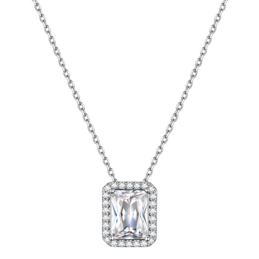 925 Sterling Silver Birthstone Necklace by ChicSilver