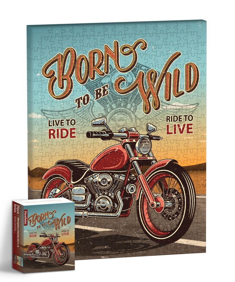 Born to Be Wild Canvas Jigsaw Puzzle by PieceRelax