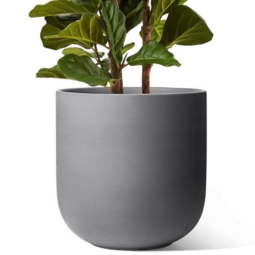 Ceramic plant pot with drainage holes u2013 LE TAUCI Ceramic plant pot with drainage holes by LE TAUCI