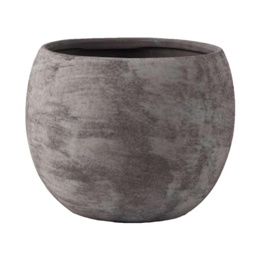 Charcoal grey ceramic plant pot u2013 Olly & Rose Charcoal Grey Ceramic Plant Pot by Olly & Rose