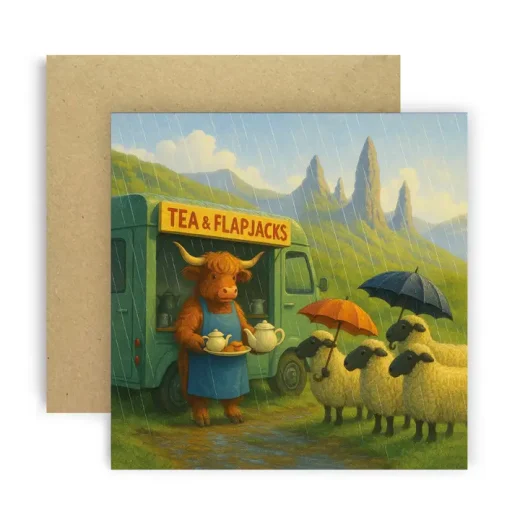 Cow the Old Whimsical Card u2013 Huxters Cow the Old Whimsical Birthday Card by Huxters