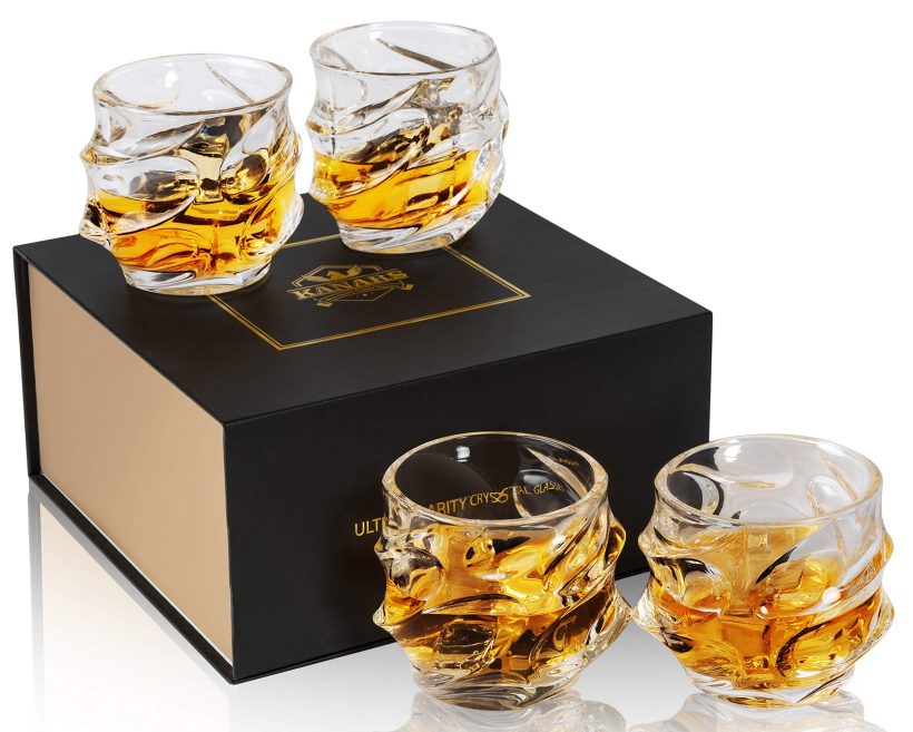 Crystal whisky glasses set by KANARS