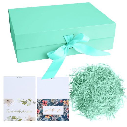DAJMAIEZ green luxury gift box with ribbon DAJMAIEZ green luxury gift box with ribbon