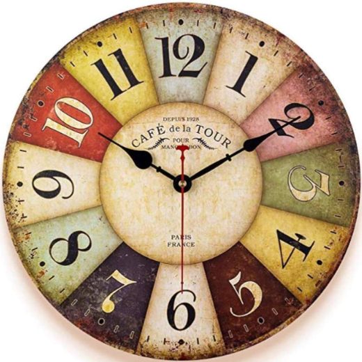 Farmhouse decorative wall clock u2013 SKJIND Farmhouse decorative wall clock by SKJIND