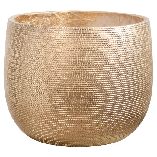 Gold Ceramic Plant Pot