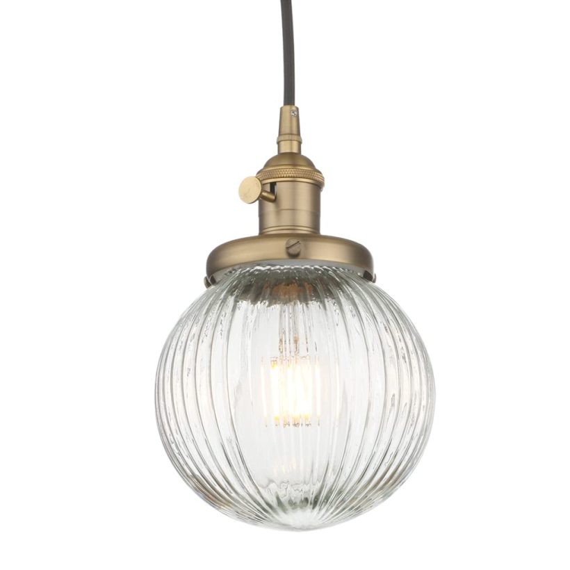 Yosoan Industrial Glass Pendant Light Fitting