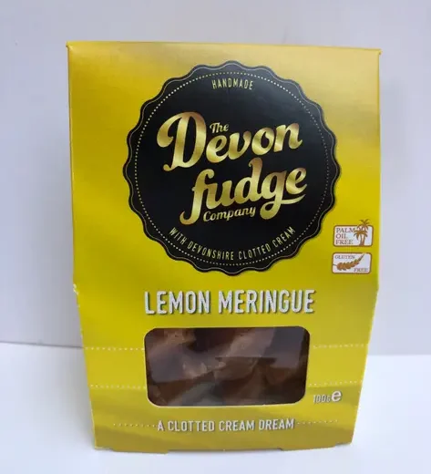 Lemon meringue fudge treat u2013 The Devon Fudge Company Lemon Meringue Fudge Treat by The Devon Fudge Company