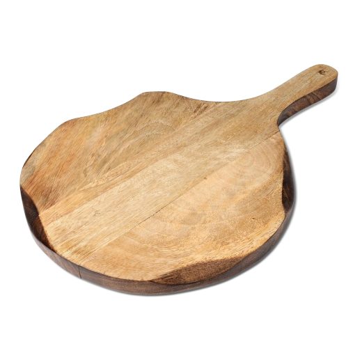 Mango wood round chopping board u2013 GoCraft Mango wood round chopping board by GoCraft
