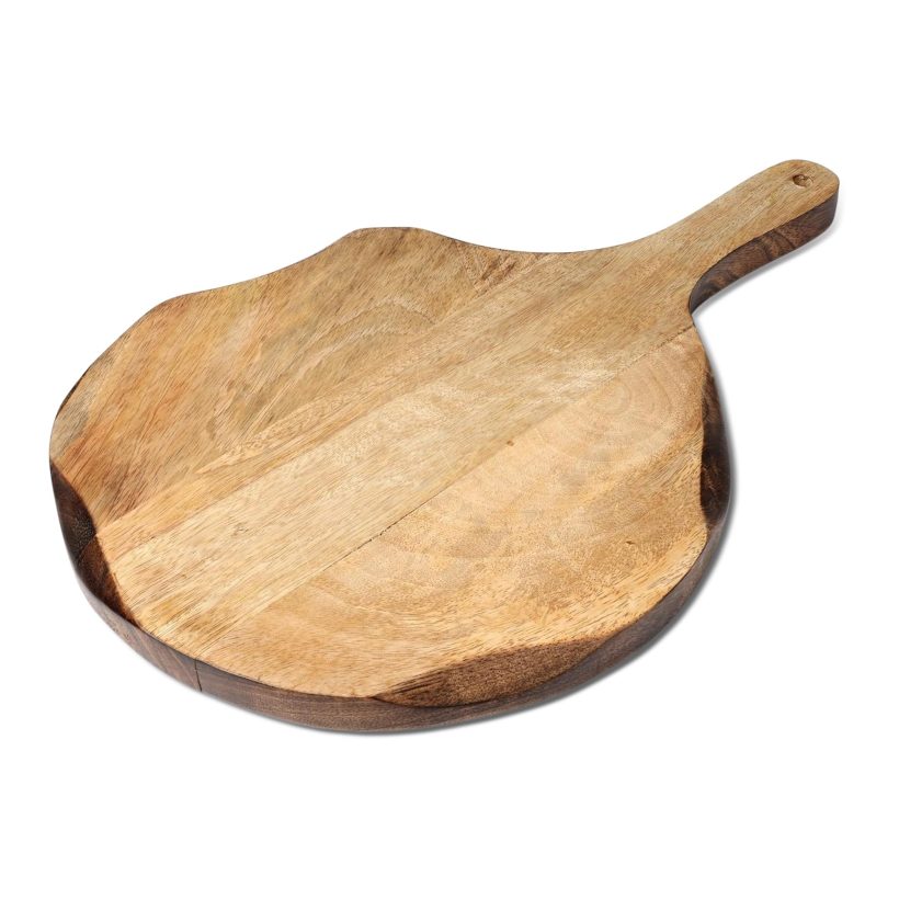 Mango wood round chopping board