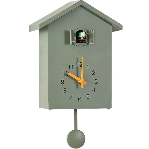 Modern Cuckoo Wall Clock with Bird Voices