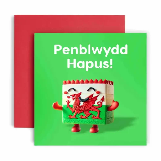 Penblwydd Hapus Welsh Dragon Card u2013 Huxters Penblwydd Hapus Welsh Dragon Birthday Card by Huxters