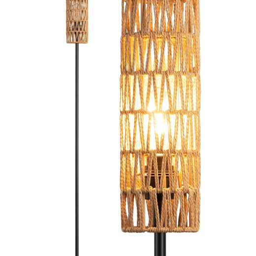 Rattan floor lamp for living room u2013 EDISHINE Rattan Floor Lamp for Living Room by EDISHINE