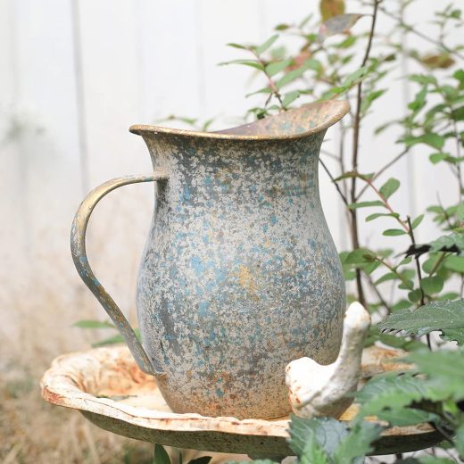 Rustic metal vase for flowers u2013 All Chic Rustic Metal Vase for Flowers by All Chic
