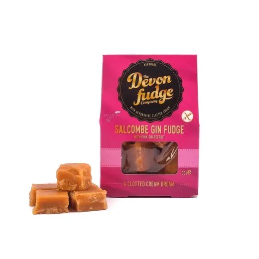 Salcombe gin and pink grapefruit fudge u2013 The Devon Fudge Company Salcombe Gin and Pink Grapefruit Fudge by The Devon Fudge Company