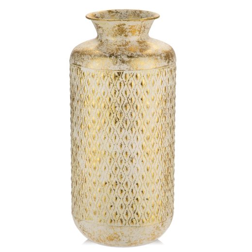 Tall Metal Flower Vase by Briful