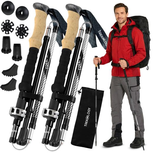 Trekking poles for hiking by TREKOLOGY