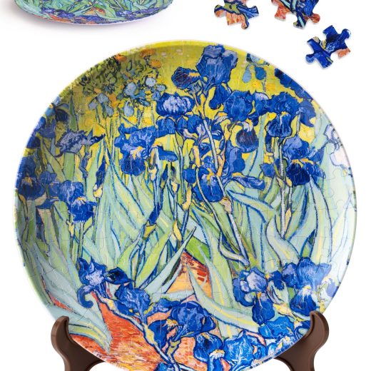 Van gogh 3d jigsaw plate u2013 PieceRelax Van Gogh 3d Jigsaw Plate by PieceRelax