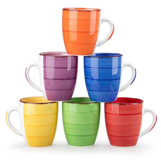 vancasso set of 6 coffee mugs vancasso set of 6 coffee mugs