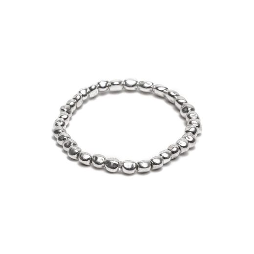 Silver Plated Vestopazzo Elastic Bracelet