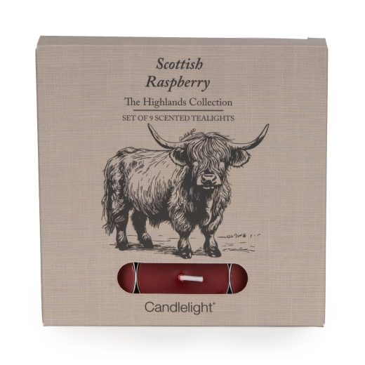 9 highland cow tealights scottish raspberry u2013 Candlelight Home 9 highland cow tealights scottish raspberry by Candlelight Home