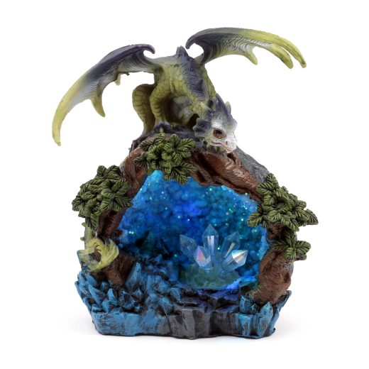 Baby dragon LED woodland crystal den u2013 Puckator Baby dragon LED woodland crystal den by Puckator
