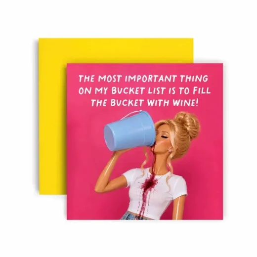 Funny Birthday Card for Wine Lovers