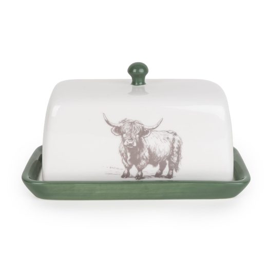 Highland cow butter dish u2013 Candlelight Home Highland cow butter dish by Candlelight Home