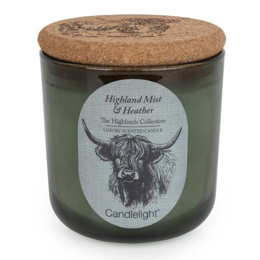 Highland cow candle highland mist u2013 Candlelight Home Highland cow candle highland mist by Candlelight Home
