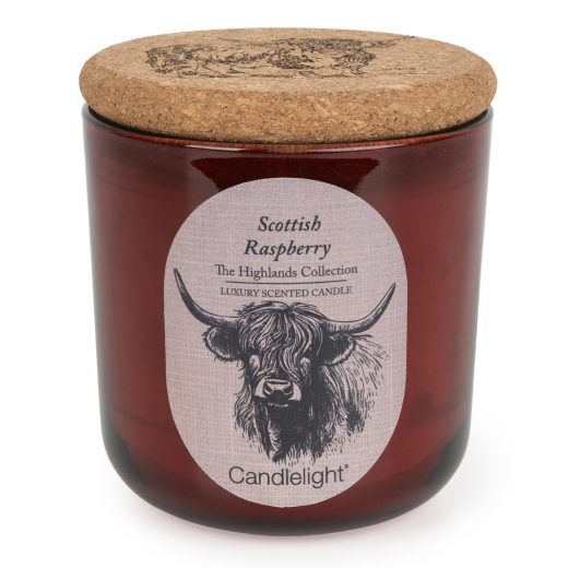 Highland Cow Candle Scottish Raspberry