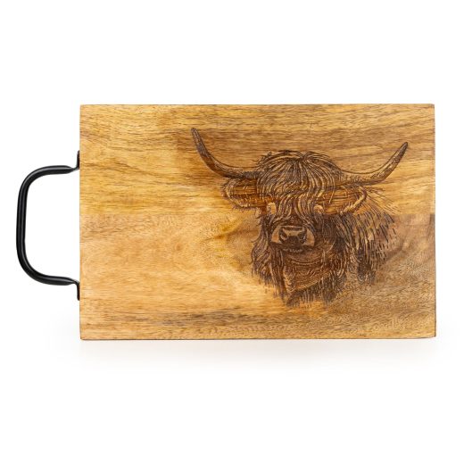 Highland cow chopping board u2013 Candlelight Home Highland cow chopping board by Candlelight Home