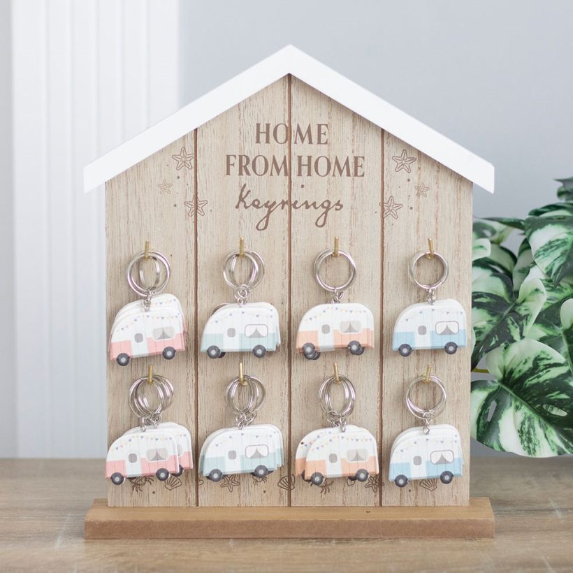 Home from home caravan keyring by Something Different