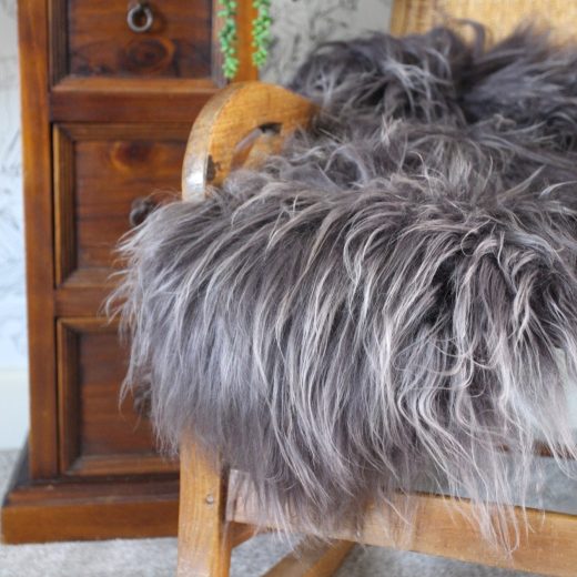 Icelandic sheepskin rung in stone u2013 Tweed yourself Icelandic sheepskin rung in stone by Tweed yourself