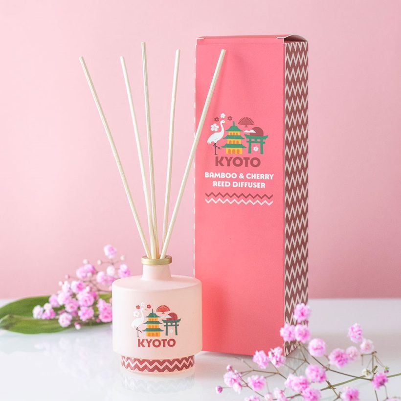 Kyoto bamboo & cherry blossom reed diffuser by Something Different