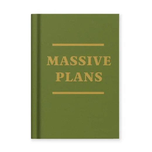 Massive plans a7 fabric hardback notebook u2013 Ohh Deer Massive plans a7 fabric hardback notebook by Ohh Deer