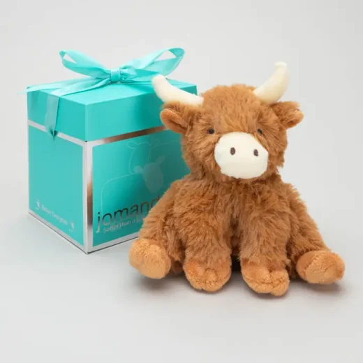 Mini highland cow plush toy u2013 Jomanda Soft Toys Mini highland cow plush toy by Jomanda Soft Toys