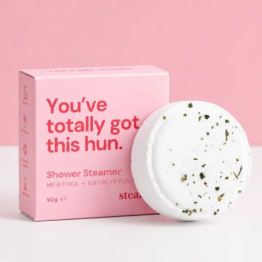Shower steamer with eucalyptus scent u2013 steami Shower steamer with eucalyptus scent by steami