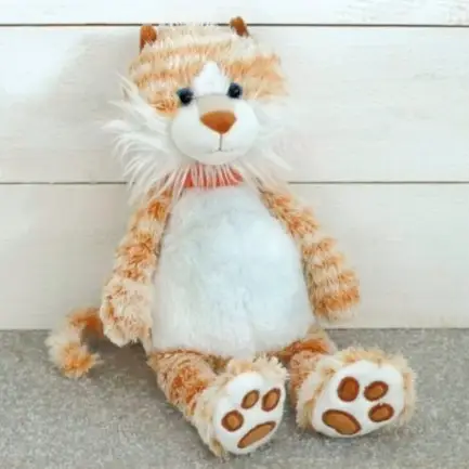 Plush Baby Soft Toy Ginger Cat