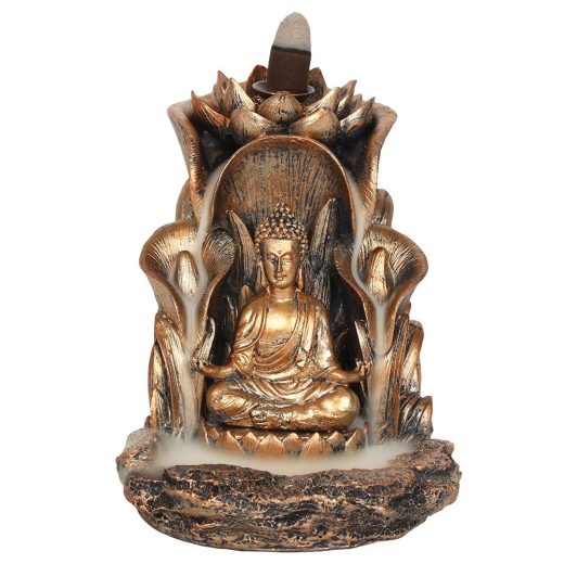 Something Different bronze buddha backflow incense burner Something Different bronze buddha backflow incense burner