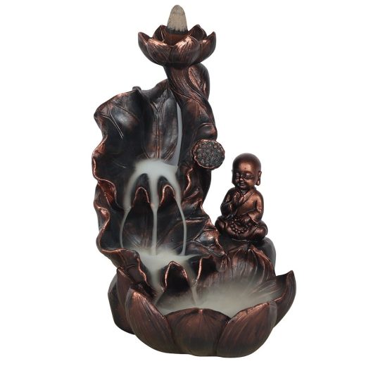 Something Different bronze effect buddha incense burner Something Different bronze effect buddha incense burner