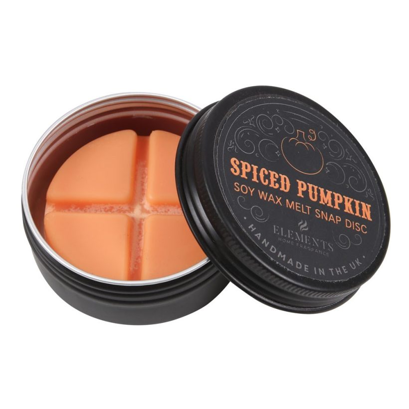 Spiced pumpkin soy wax snap disc by Something Different