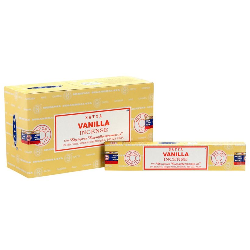 Vanilla incense sticks by Satya