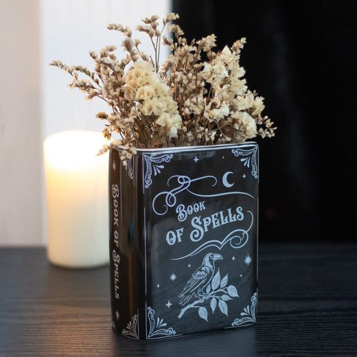 Book of spells flower vase u2013 Something Different Book of Spells Flower Vase by Something Different