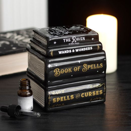 Book of spells oil burner and wax warmer u2013 Something Different Book of Spells Oil Burner and Wax Warmer by Something Different