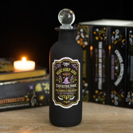 Mischief and magic decorative glass potion bottle u2013 Something Different Mischief and Magic Decorative Glass Potion Bottle by Something Different