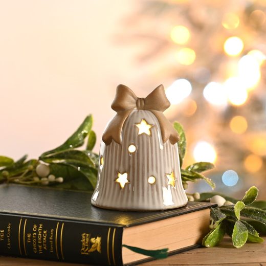 Porcelain bell light-up decoration 9cm u2013 Something Different Porcelain Bell Light-Up Decoration 9cm by Something Different