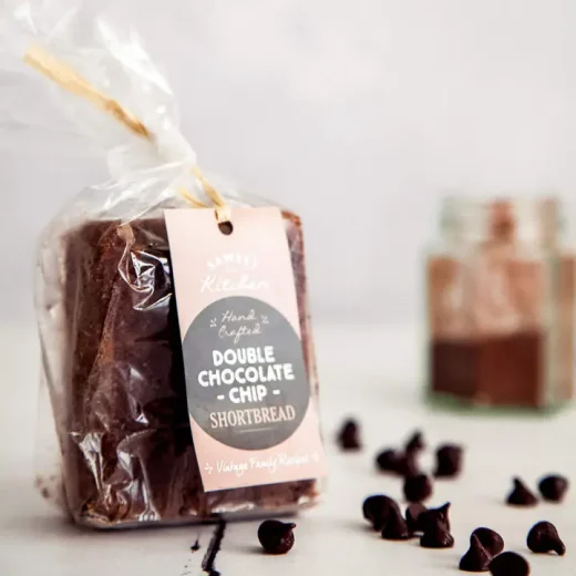 Sawley Kitchen double chocolate chip shortbread biscuits Sawley Kitchen double chocolate chip shortbread biscuits