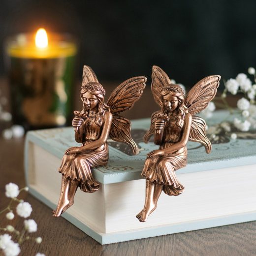 Set of 2 Fairy Shelf Sitter Ornaments by Something Different