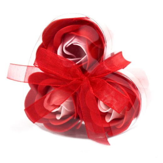 3 red roses flower soap in heart box u2013 Ancient Wisdom 3 Red Roses Flower Soap in Heart Box by Ancient Wisdom
