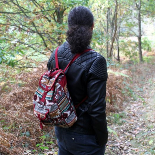 Chocolate jacquard backpack bag u2013 Ancient Wisdom Chocolate Jacquard Backpack Bag by Ancient Wisdom